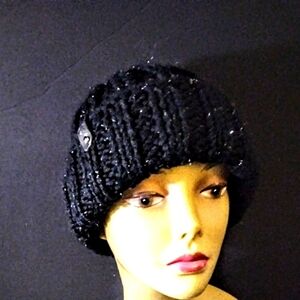 NWT Cashmere Blend Unisex Beanie With A Little Bling!